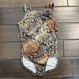 ❤️3/$30 Satara Leos Leopard Print Leotard
